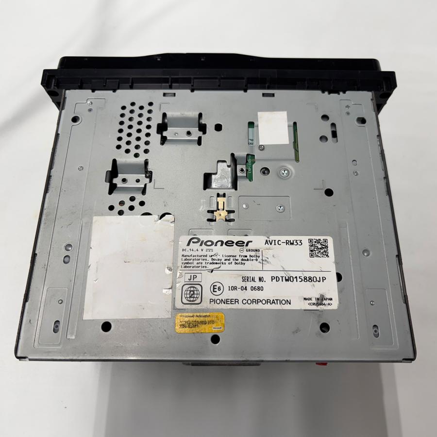 楽ナビ カロッツェリア AVIC-RW33 メモリー AV一体型ナビ（ワンセグ