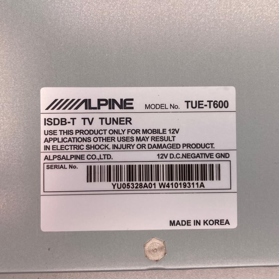 ALPINE（アルパイン） TUE-T600 地上デジタルTVチューナー HDMI出力