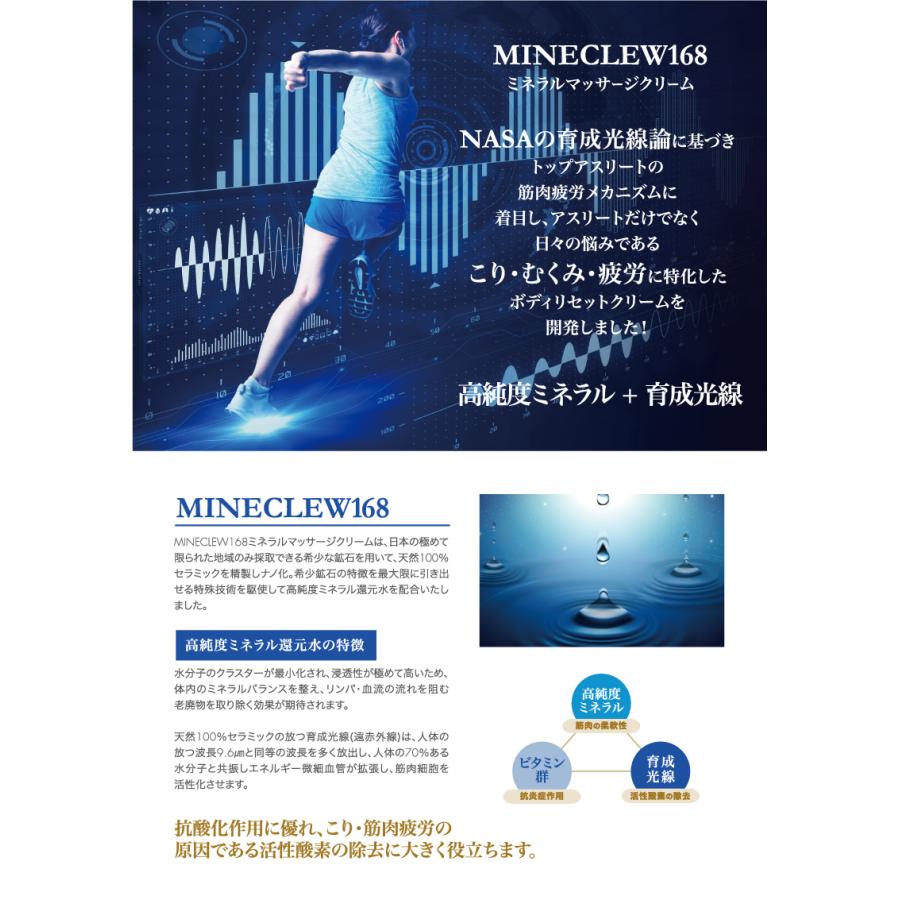 ミネラルマッサージクリーム MINECLEW168 ミネクル168 [110g ミネラルマッサージクリーム MINECLEW168 ミネクル168 [110g