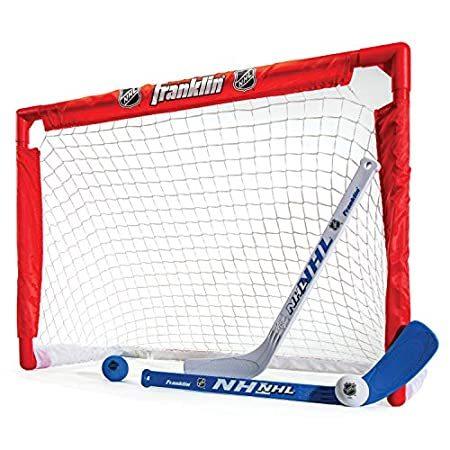 Franklin Sports Indoor Outdoor Youth Mini Hockey Goal Stick Set