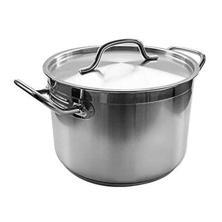Update International (SPS-40) 40 Qt Induction Ready Stainless Steel Stock P