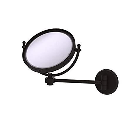 Allied Brass WM-5 4X Inch Wall Mounted 4X Magnification Make-Up Mirror, O