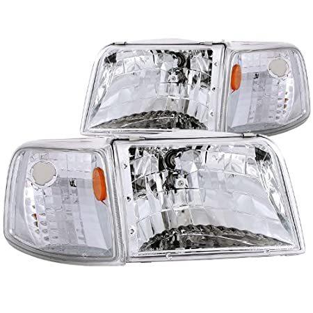 Anzo USA 111119 Ford Ranger Clear With Amber Corners Headlight Assembly