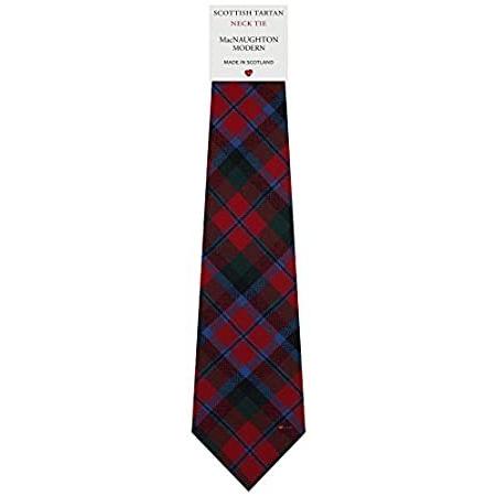 送料無料 Mens All Wool Tie Woven And Made in Scotland in MacNaughton Modern Tartan