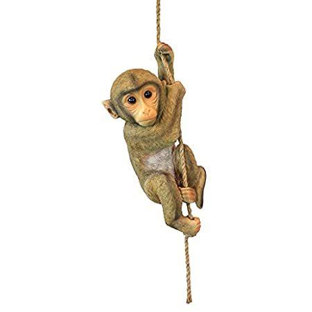 リアル the Chico Toscano Design 送料無料 Chimpanzee I 16 Statue, Animal Hanging Monkey Baby 農作業用手袋