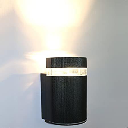 消費税無し 送料無料LUMINTURS 7W GU10 LED-Bulb-Replaceable Wall Sconces Outdoor Light Warm Wh.. LEDランタン