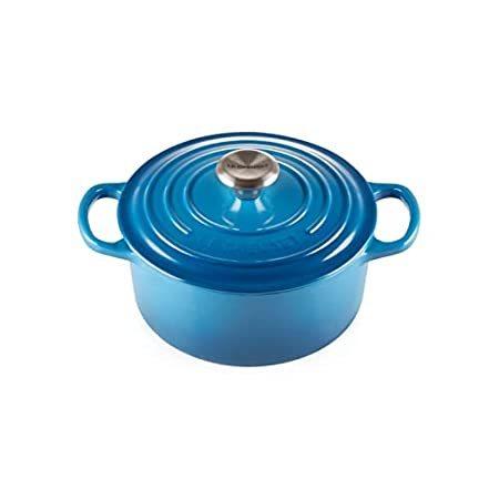 送料込シグニチャー ココット・ロンド 18cm マルセイユブルー フランス