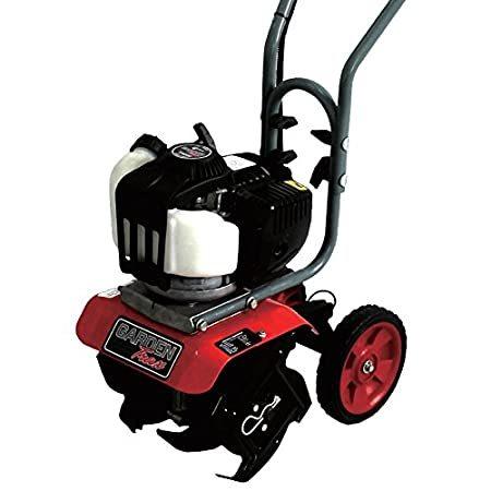 送料無料 GardenTrax Mini Cultivator Tiller w 4-Cycle Powerful 38cc Red
