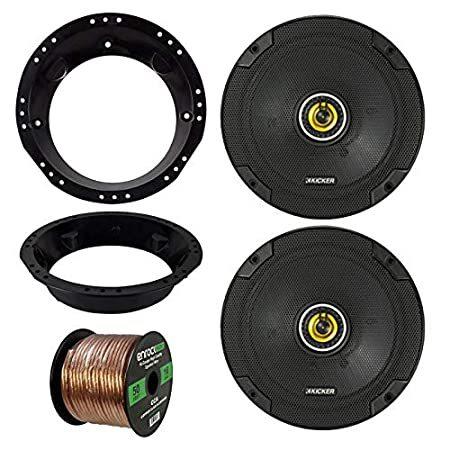 即納 最大半額 送料無料 98 13 ハーレー用スピーカーセット Kicker 黒色高性能同軸カースピーカー2つ オートバイ用スピーカー取り付けリング Enrock 5 人気ブランドを Www Avantgardewheels Com
