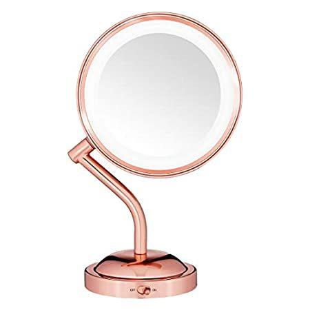 Conair Reflections Double-Sided LED Lighted Vanity Makeup Mirror 1x 5x magn