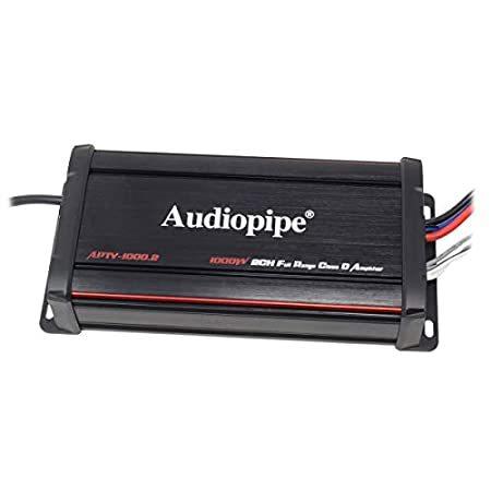 送料無料 Audiopipe 1000W 2-Ch マイクロアンプ Powersports IP67 防水 RZR オートバイ クルーザー UTV マリンア