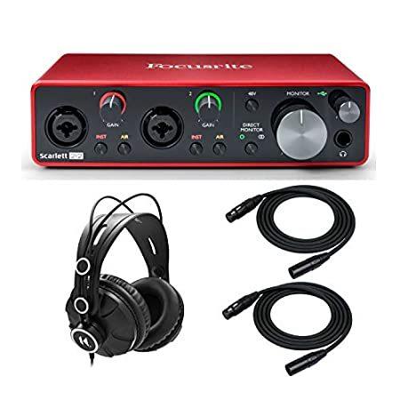 Focusrite Scarlett 2i2 3rd Gen 2x2 USB Audio Interface Bundled