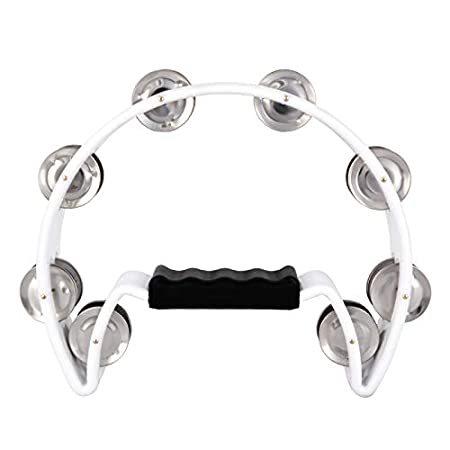 入園入学祝い 送料無料 Tambourine Moon Percussion-Half Held Hand Jingles Tambourine,Metal EastRock マンドリン 入園入学祝い 送料無料 Tambourine Moon Percussion-Half Held Hand Jingles Tambourine,Metal EastRock マンドリン