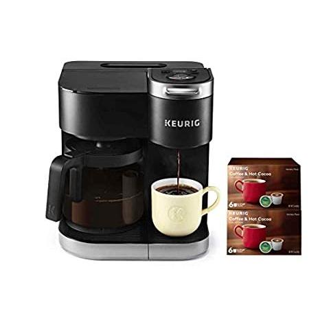 送料無料Keurig K-Duo Coffee Maker, Single Serve and 12-Cup Carafe Drip Coffee Brewe