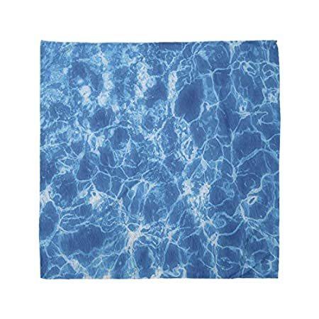 正規店仕入れの Pool Swimming Aqua Scarf, Bandana Lunarable 送料無料 Surface and Blue Pale Sun, with 家庭用プール