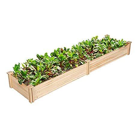 送料無料 Yaheetech Wooden Raised Garden Bed Kits Planter Boxes or Vegetables Outdoor