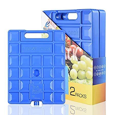 大特価放出 Rev Lang 大型冷凍庫 コールドアイスパックブロック アイスチェスト 再利用可能 長持ち ハンドル付き クイックフリーズ クーラーランチボック クーラーボックス