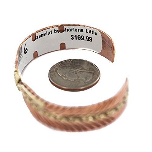 「超メルカリ市」 本格手づくりナバホブラスネイティブアメリカン純銅ブレスレット 【YWU8604221556】(30842円)