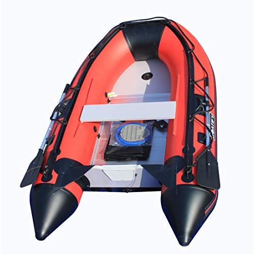 【新品未開封】 8.9フィートのインフレータブルボートいかだディンギーポンツーン船アルミニウム床赤 【TMF3173669442】(113761円)