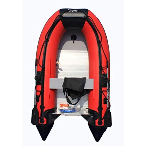 【新品未開封】 8.9フィートのインフレータブルボートいかだディンギーポンツーン船アルミニウム床赤 【TMF3173669442】(113761円)