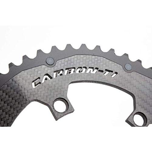 A7人気シール帳 カーボンTiチェーンX-CarboRing BCD 110 X 4 AXS用アウター50 T 【K1208691417】(43326円)