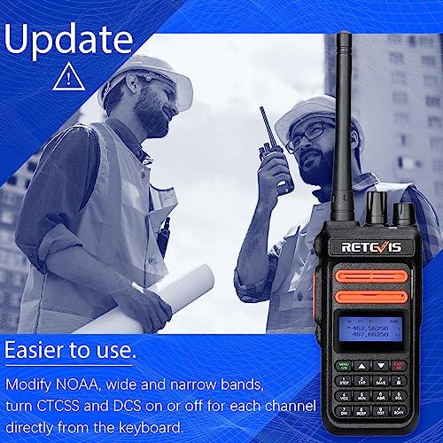 Retevis　RT　76　P　NOAA,　USB　Walkie　Talkies　Radios　Way　Radios,　Range,　for　High　Long　Con　Manufacturing　GMRS　Watch,　Way　Charging,　Power　Two　Dual　W