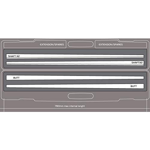 お値下げ ロンゴニスキッパープールキャロムビリヤードハードキューケース2×4肩ひも付 【YW1429816237】(51253円)