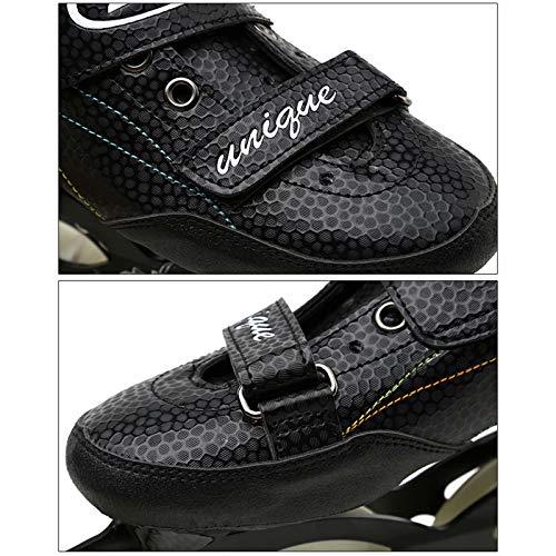 【２点セット】 JRY?大人用ローラースケート男女兼用フィットネスインラインスケート高性能炭素繊維熱可塑性通気性レーシングスケート室内・屋外環境対応 【XUR1244438806】(44608円)