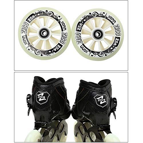 【２点セット】 JRY?大人用ローラースケート男女兼用フィットネスインラインスケート高性能炭素繊維熱可塑性通気性レーシングスケート室内・屋外環境対応 【XUR1244438806】(44608円)