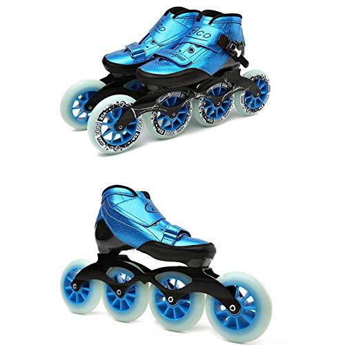 【２点セット】 JRY?大人用ローラースケート男女兼用フィットネスインラインスケート高性能炭素繊維熱可塑性通気性レーシングスケート室内・屋外環境対応 【XUR1244438806】(44608円)