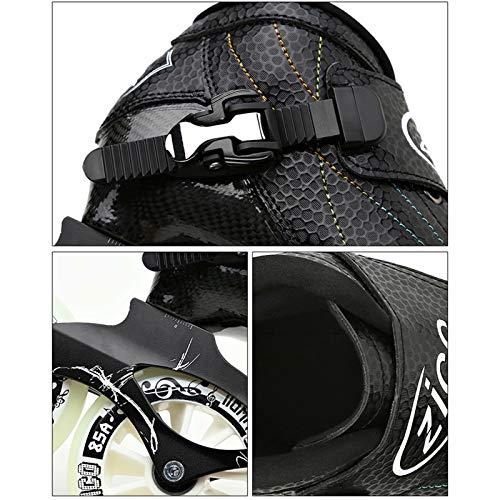 【２点セット】 JRY?大人用ローラースケート男女兼用フィットネスインラインスケート高性能炭素繊維熱可塑性通気性レーシングスケート室内・屋外環境対応 【XUR1244438806】(44608円)