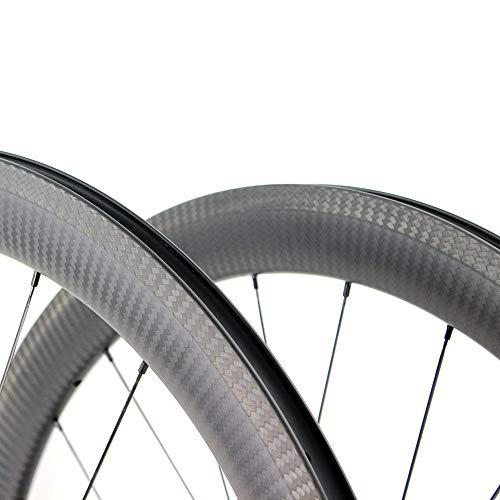 《送料込》 ELITEWHEELS 700 cロードバイク用カーボンホイールセットクリンチャー:Novatec A 271/F 372 SBハブ55 mm奥行28 mmクリンチャー用カーボンロードバイク用ホイ 【NAN2848824777】(102119円)