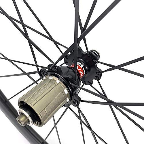 《送料込》 ELITEWHEELS 700 cロードバイク用カーボンホイールセットクリンチャー:Novatec A 271/F 372 SBハブ55 mm奥行28 mmクリンチャー用カーボンロードバイク用ホイ 【NAN2848824777】(102119円)