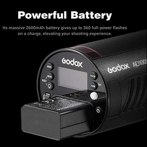 Godox　Flash　AD　Proストロボライト撮影、100　100　8000　W　HSS、0.01-1.5　Pro　sリサイクル、360フルパワーフラッシュ、26　2.4　Gフラッシュストロボ、1　100　AD