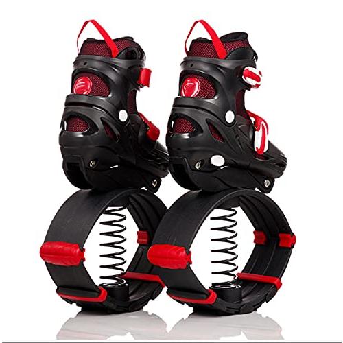 中古 KTTR大人・子供・青少年カンガルーシューズ跳躍高床フィットネス運動反重力ランニングブーツ黄色跳ね靴L 【LWH7201008805】(25813円)