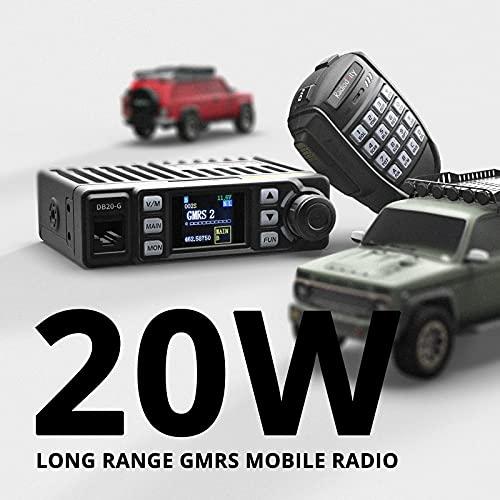 Radioddity　DB20-G　Mobile　Two　Plug,　for　Car　Display　20W　for　Long　Way　with　Sync,　VOX,　Cigarette　500　Lighter　Range　Vehicle,　Channels,　Radio　Radio　Of