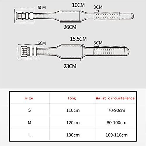 新品未使用！ ウェイトベルトフィットネスベルト茶革素材強度トレーニング腰保護具スクワット補助プロ用保護ベルト(カラー:ブラウン2、サイズ:大) 【RIZ9077842574】(32541円)