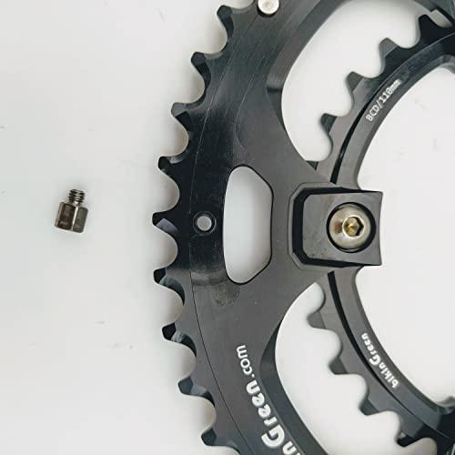 bikinGreen CNCロードチェーン4831 T BCD 110 mm 5ボルト10-11スピード、マットブラック BCD mm bikinGreen CNCロードチェーン4831 5ボルト10 11スピード マットブラック