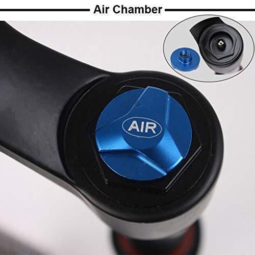 25【新品未使用】 LvTu MTBエアフロントフォークサスペンション26/27.5/29インチ、手動ロックアウト、39.8 mmテーパー、140 mmトラベル、15 x 110 mm、ディスクブレーキブラッ 【JS1262012051】(45239円)