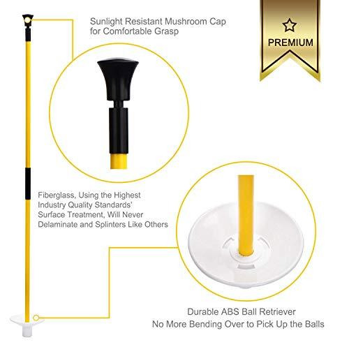 [大特価] KINGTOPゴルフフラッグスティックミニ、ヤードにグリーンフラッグを置く、6インチホールカップ、8インチ×6インチゴルフフラッグ、3フィートイエローフラッ 【HOV6715811549】(24074円)