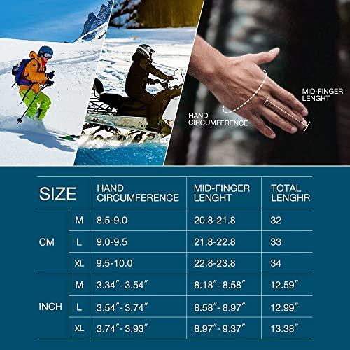 ZIONORスキーグローブ、スキースノーボードグローブパフォーマンススキーグローブ寒冷地用スノースポーツグローブ男子女子 ZIONORスキーグローブ スキースノーボードグローブパフォーマンススキーグローブ寒冷地用スノースポーツグローブ男子女子