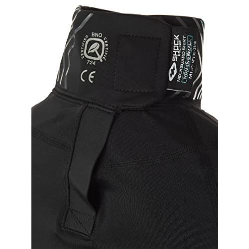 ショックドクターWmのウルトラコンプネックガードホッケーシャツLSブラック/グレーXL ショックドクターWmのウルトラコンプネックガードホッケーシャツLSブラック/グレーXL