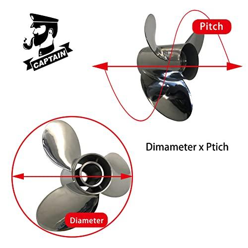 匿名！送料無料！ ボートマンボートプロペラ13.75×19フィット東発船外機115 HP-250 HP 3枚刃ステンレス15スプライン歯RH 【S2743078812】(98331円)