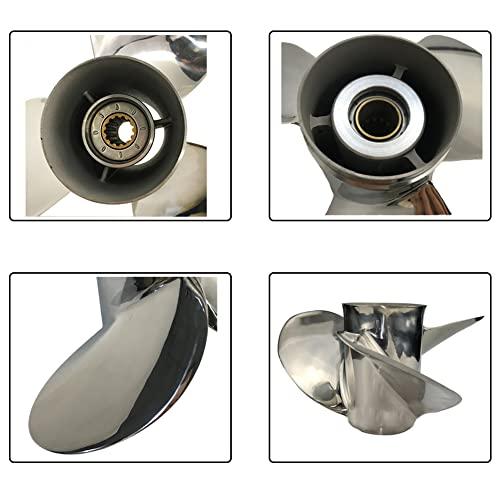 匿名！送料無料！ ボートマンボートプロペラ13.75×19フィット東発船外機115 HP-250 HP 3枚刃ステンレス15スプライン歯RH 【S2743078812】(98331円)