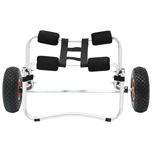 Tidyard Kayak Cartゴム車輪付きアルミ折りたたみ式台車28×19×16インチ Tidyard Kayak Cartゴム車輪付きアルミ折りたたみ式台車28×19×16インチ