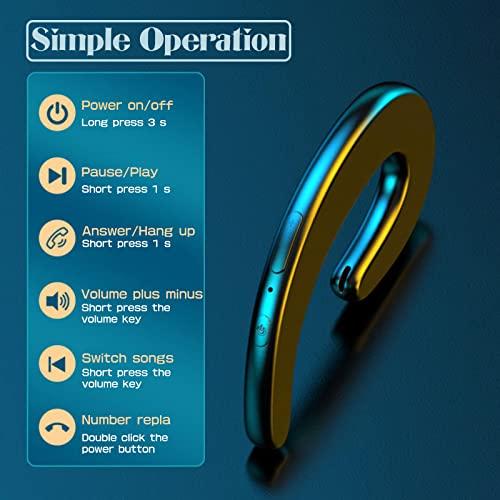 骨伝導ヘッドホンBluetoothオープンイヤーヘッドホンオープンエアヘッドホンIPX 5防水ヘッドホン (ブラック) 骨伝導ヘッドホンBluetoothオープンイヤーヘッドホンオープンエアヘッドホンIPX 5防水ヘッドホン ブラック