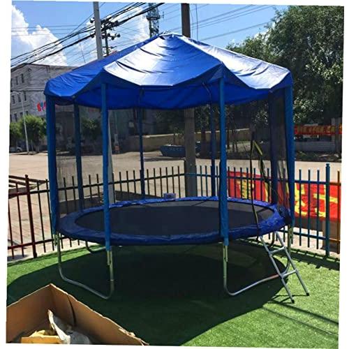 ✨美品✨ トランポリン日除けカバー、トランポリン天蓋サポートフレーム付、6/8/10/12/14/16フィートトランポリン付属品、屋外フィットネス用バックヤードトランポリ 【QGW1357855446】(48675円)