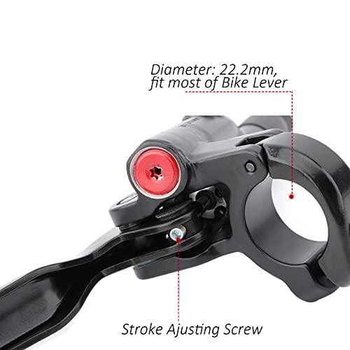 [大特価] TXTRADE MTB油圧ディスクブレーキ、4ピストンデュアルブレーキディスクPM/は160 mmローター付アダプターオイルブレーキ (左フロント) 【J2339883588】(13177円)