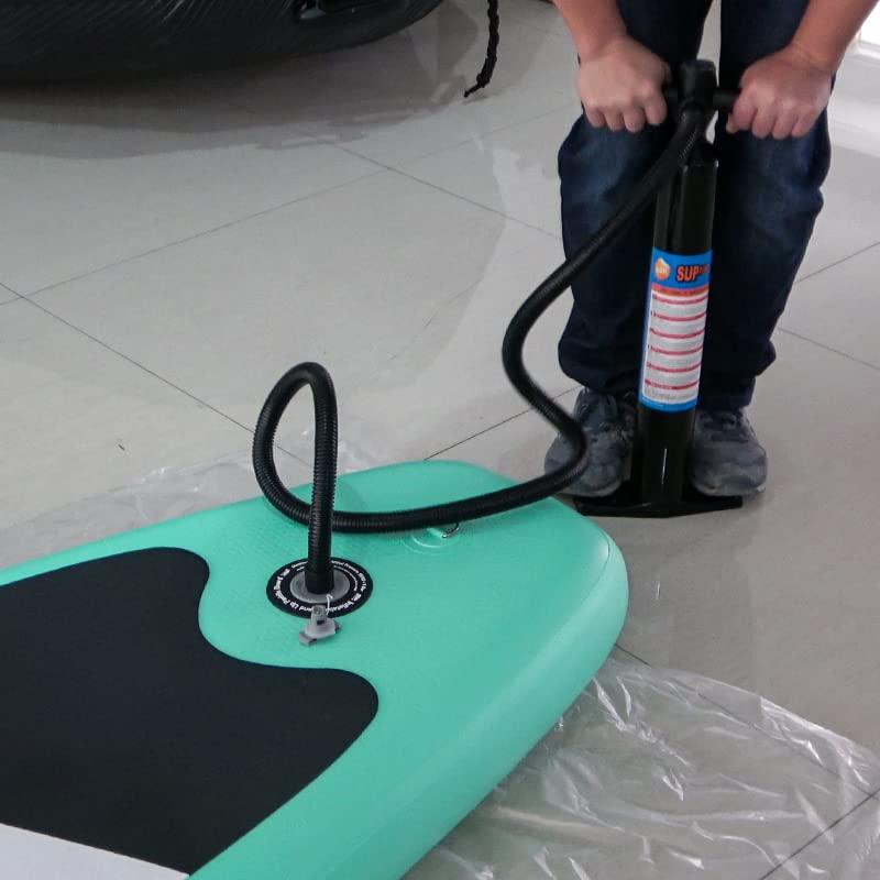 カヤックボストンバルブに適した圧力計を備えたKOETSU SUPパドルボード一方向ハンドポンプ高圧 カヤックボストンバルブに適した圧力計を備えたKOETSU SUPパドルボード一方向ハンドポンプ高圧