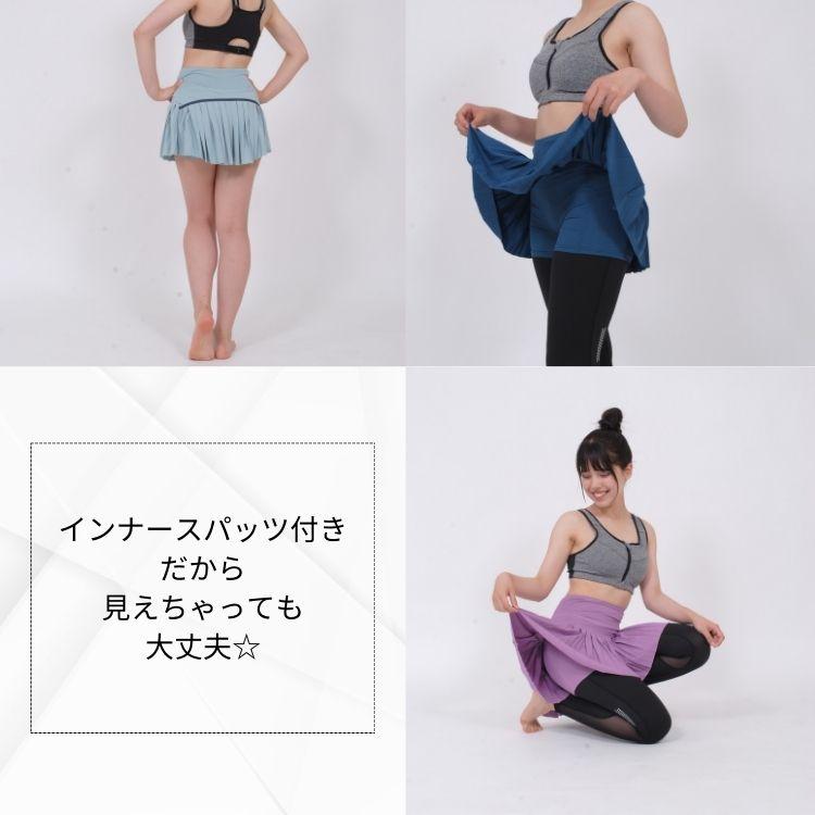 ゴルフスカート レディース インナー付き ミニスカート テニス ゴルフ